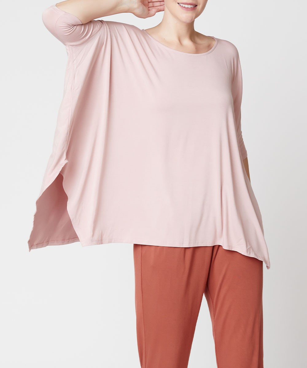 Bamboo Poncho Tunic Top